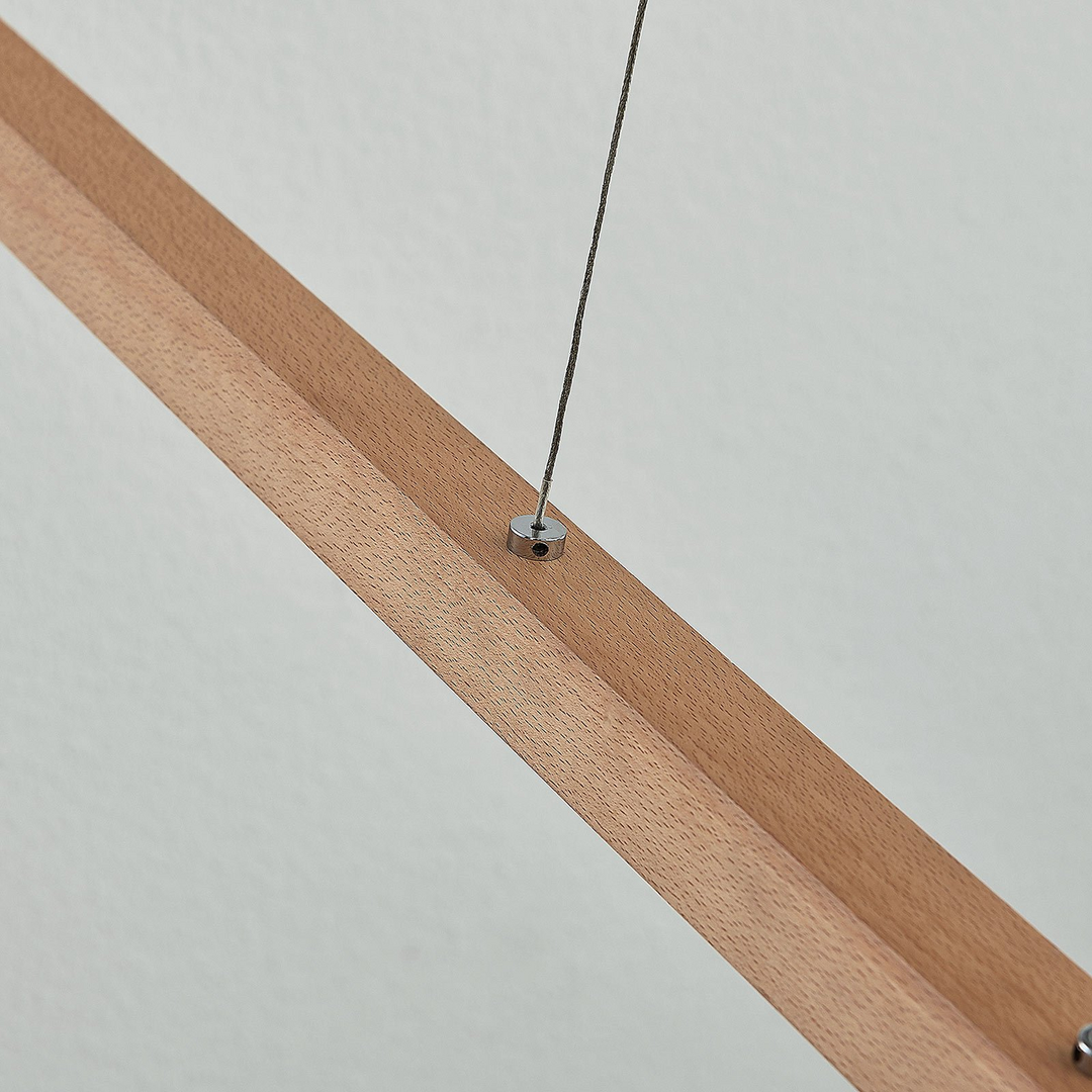 Lucande Led Holz Balkenpendelleuchte Tamlin Pendelleuchte Hängeleuchte Lampe 738 B-Ware - 4251096562507