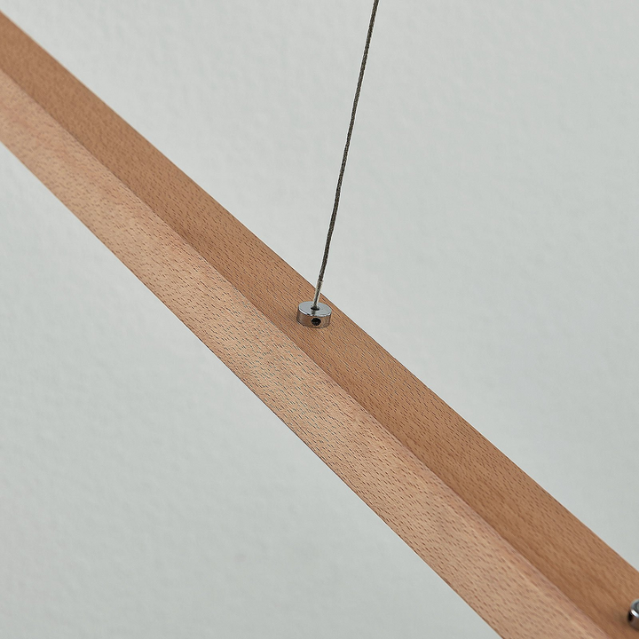 Lucande Led Holz Balkenpendelleuchte Tamlin Pendelleuchte Hängeleuchte Lampe 738 B-Ware - 4251096562507