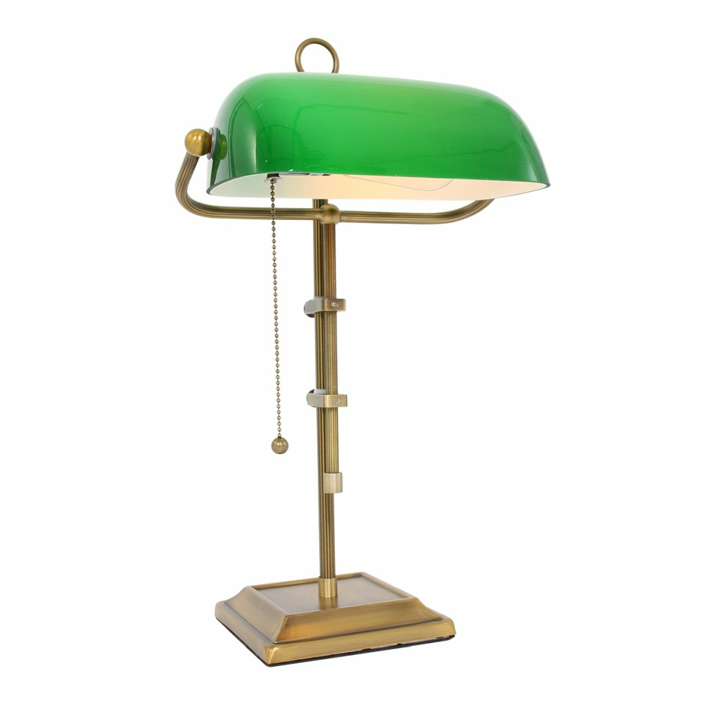 B-Ware Steinhauer Ancilla Bankerlampe Tischlampe Tischleuchte Leuchte Bronze 1 Flam201