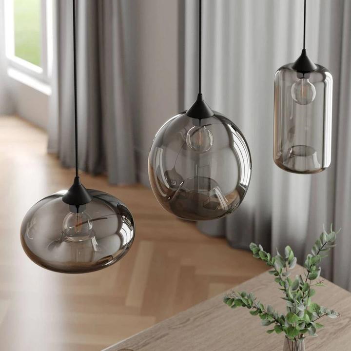 Pendelleuchte Pendellampe Hängelampe Hängeleuchte Lindby Marla Grau Metall B-Ware - 4251096569766