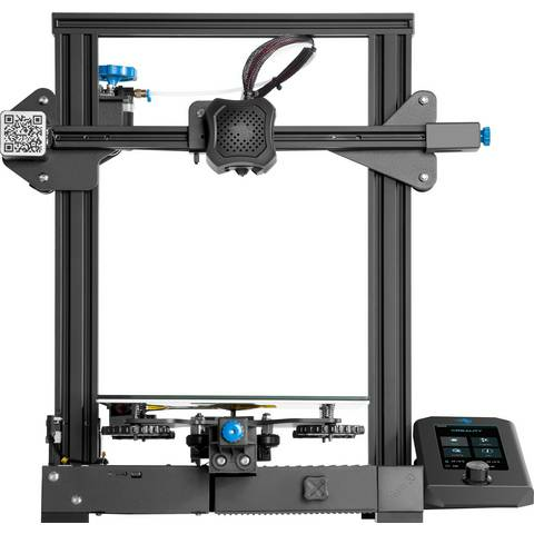 Creality Ender 3 V2 3 D Drucker Bausatz 3 D Drucker Printer Kit Heizbett Schwarz   B-Ware