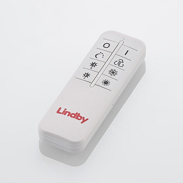 Lindby Qiana LED-Deckenlampe CCT Leuchte Lampe LED schwarz dimmbar Fernbedienung
