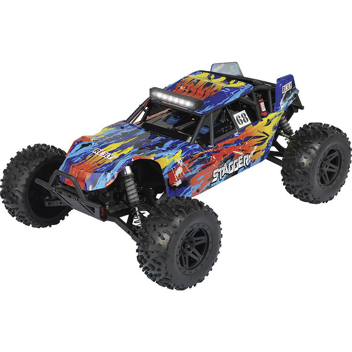 Reely Stagger Brushed 1:10 RC Modellauto Elektro Buggy Allrad 4WD Sandbuggy A479