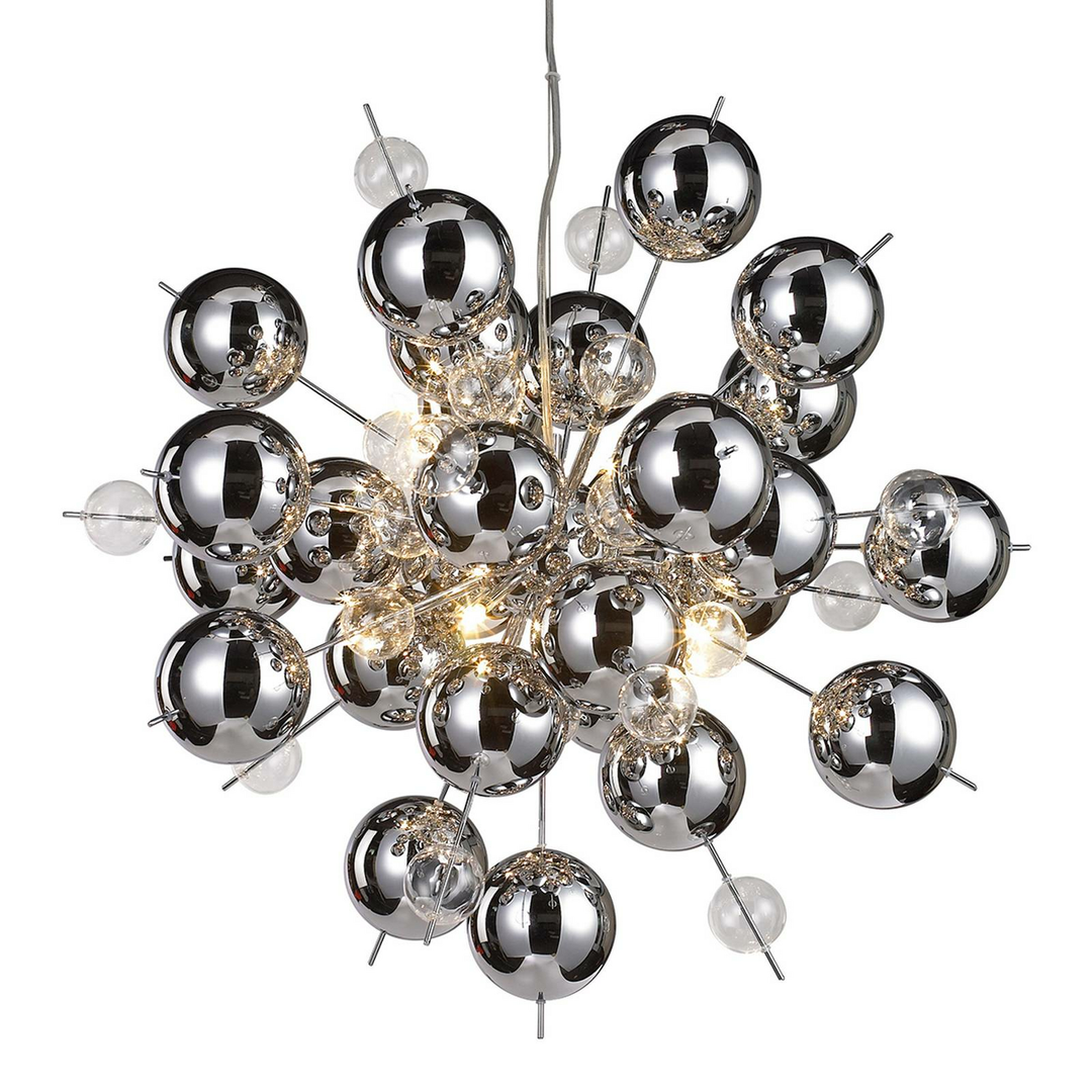 Näve Hängeleuchte Wakusei Hängeleuchte Lampe Leuchte Licht G9 Glas 65 Cm Chrom B-Ware