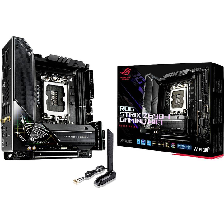 Asus ROG STRIX Z690-I GAMING WIFI Mainboard-Sockel (PC) Intel Computer Mainboard