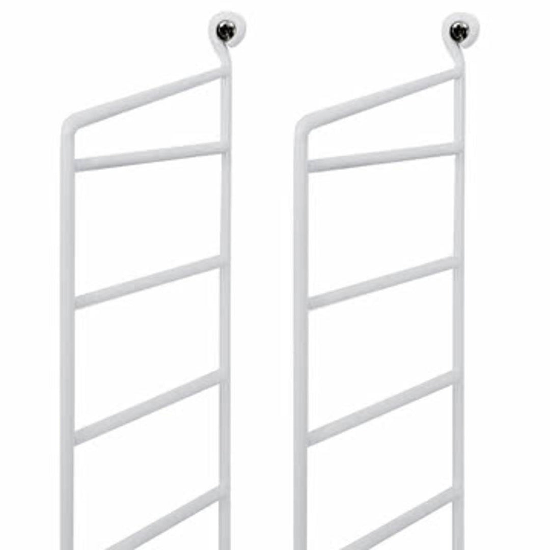 String 2er Set System Wandleiter Regalsystem Leiterregal Leitermodul 75x20 Weiß B-Ware