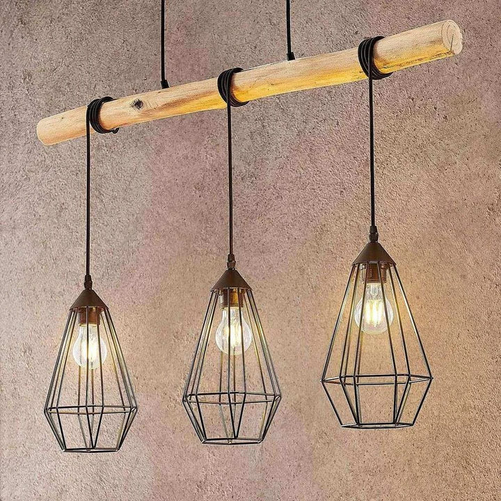 Lindby Eldarion Hängeleuchte Leuchte Lampe Pendelleuchte Led Matt 3 Fl. E27 60 W B-Ware - 4251096581126