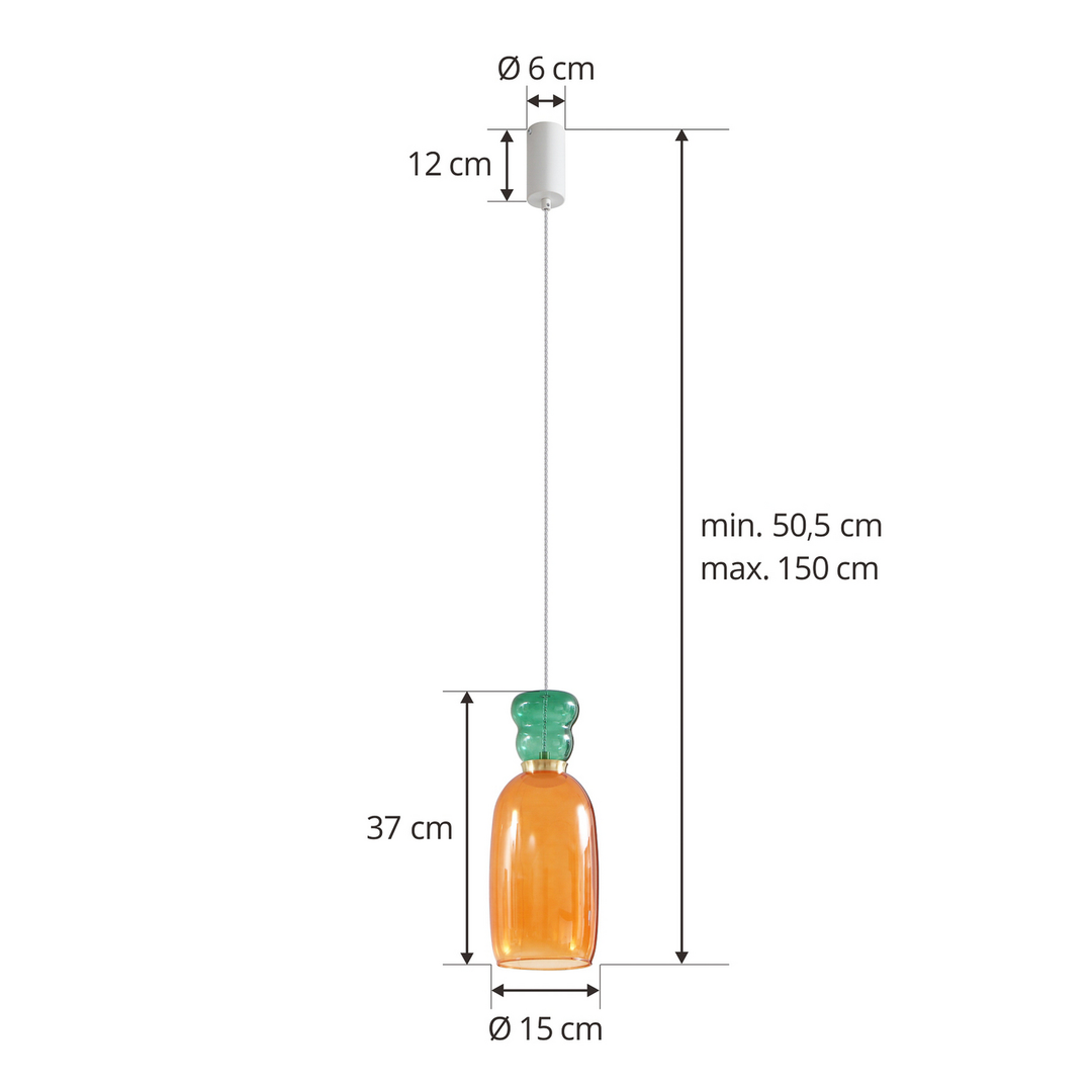 Lucande Fay LED-Hängelampe Hängeleuchte Lampe Leuchte Pendelleuchte