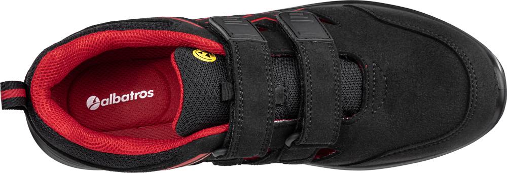 albatros CLIFTON AIR LOW bequeme Sicherheitssandale S1 schwarz Gr 41 Schuhe - 4051428098137