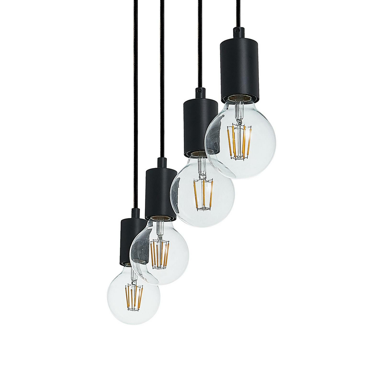 Lindby Amilia Hängeleuchte Pendelleuchte Deckenlampe Leuchte Holz Vierflammig155 B-Ware - 4251911719352