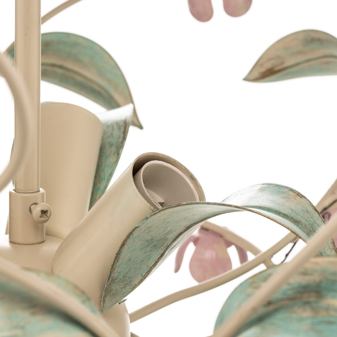 Euluna Deckenlampe Butterfly Deckenlampe Deko Deckenlicht Weiß Grün Rosa 3 Flg B-Ware