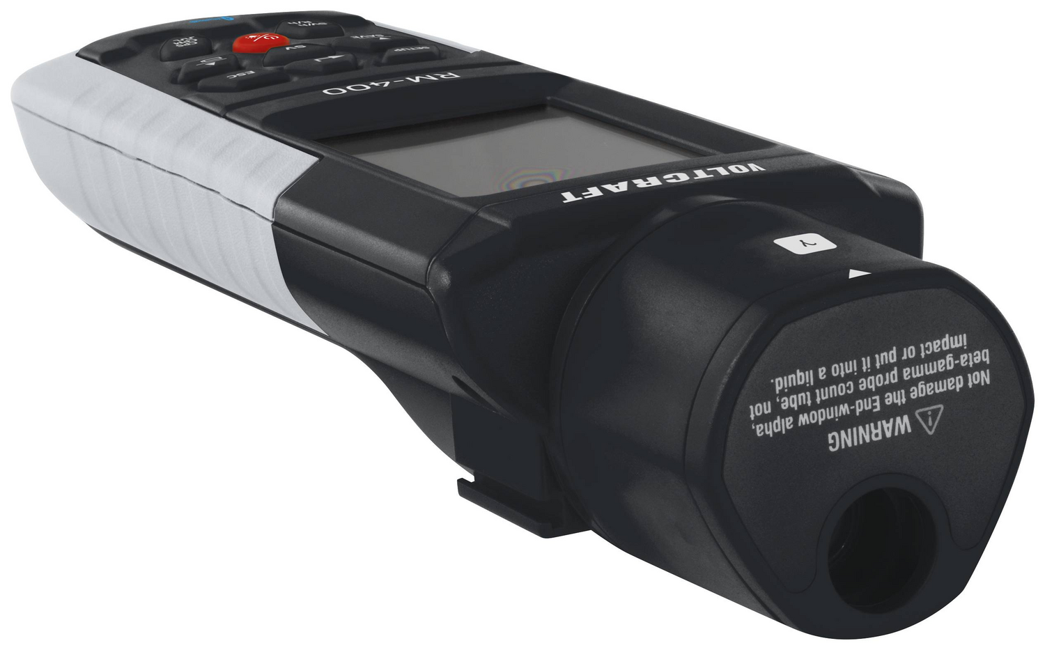 Compteur Geiger Voltcraft RM 400, alarme acoustique pour rayonnements alpha, bêta, gamma et rayons X (produit d'occasion).