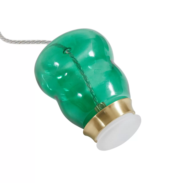 Lucande Fay LED-Hängeleuchte dunkelgrün Hängelampe Lampe Leuchte Deckenlampe