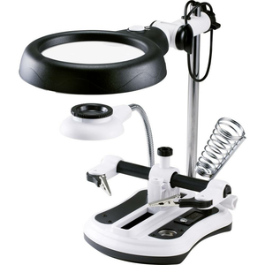 Lampe loupe LED Toolcraft To 7427316, station de loupe, atelier, loupe, loupe 317 (produit d'occasion).