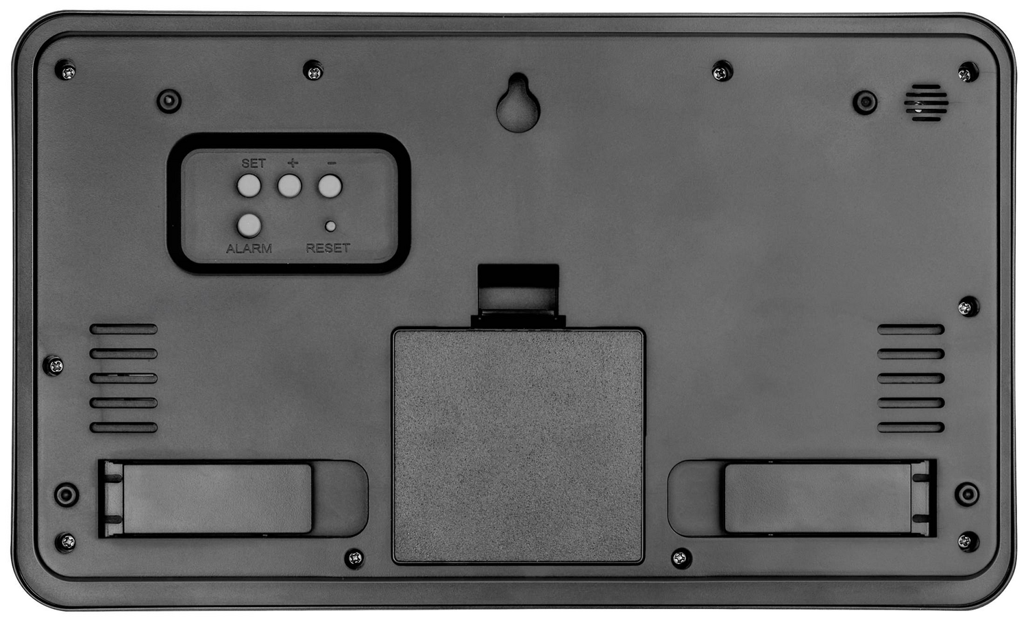 B-Ware Tfa Dostmann 60.3552.01 Funk Funkuhr 254 Mm X 44 Mm X 152 Mm Schwarz Uhr