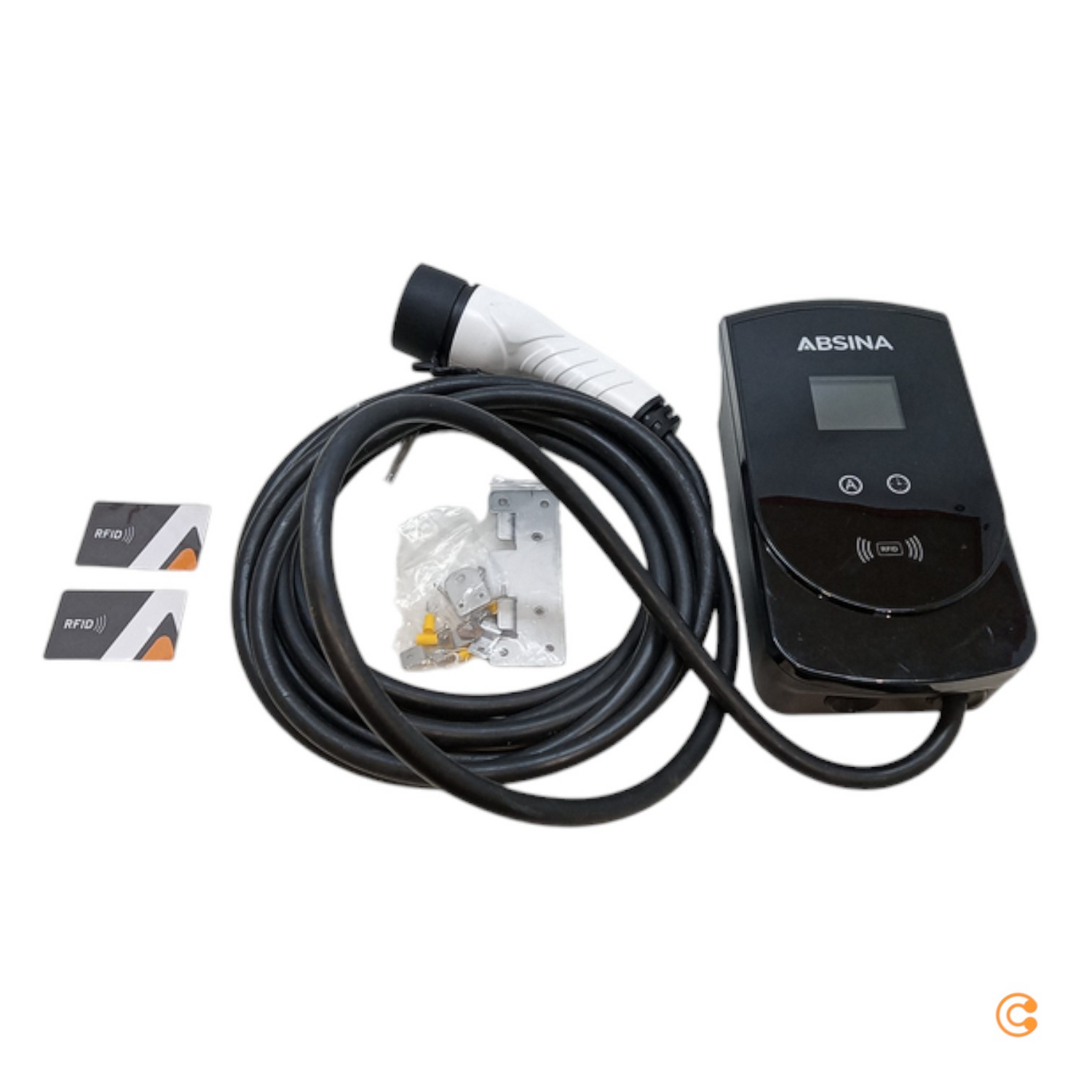 Absina Wallbox Typ 2 Mode 3 16 A 11 K W Rfid Ladekabel Elektroauto Ladebox E Auto B-Ware