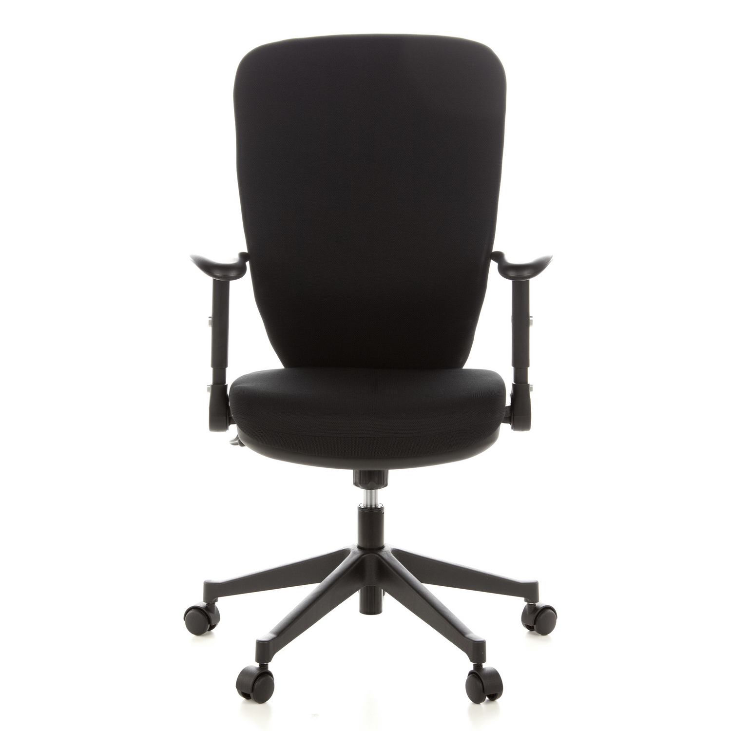 B-Ware Hjh Office Bürostuhl Drehstuhl Hochlehne Stoff Schwarz Ergonomisch