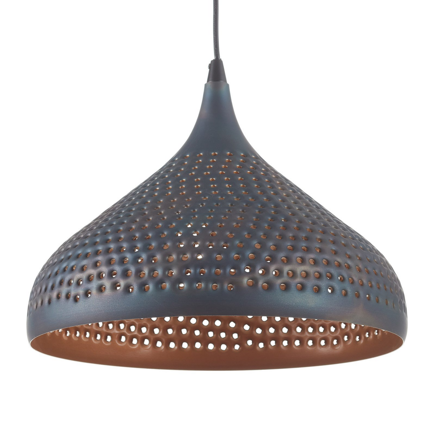 Hängeleuchte Punchray, Dreiflammig Trichterförmig Lampe Leuchte Deckenlampe 60 W B-Ware - 8713244080913
