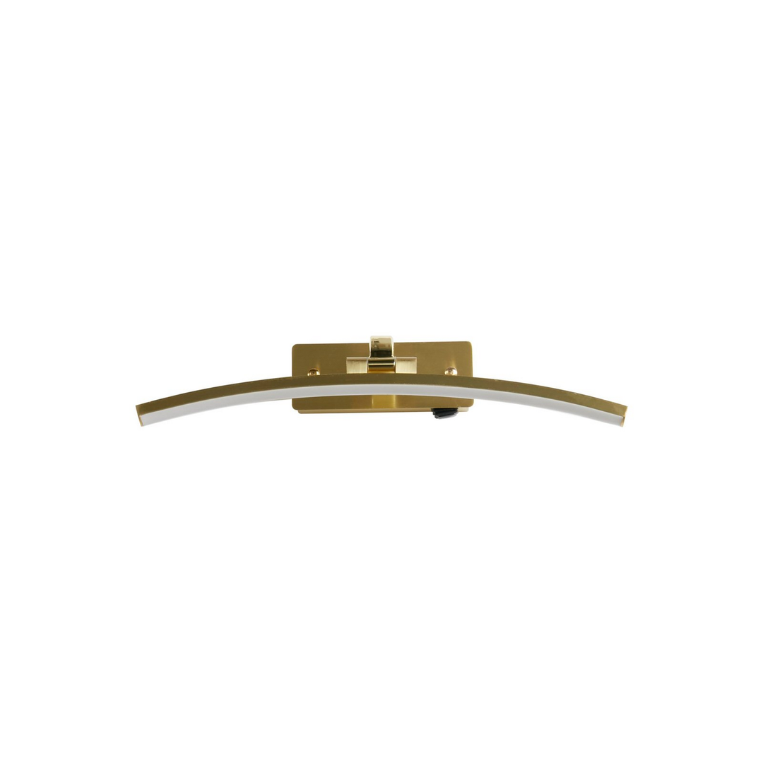 Searchlight Led Wandleuchte Santorini Breite 40 Cm Messing Neigbar Wandlampe B-Ware - 5053423255026