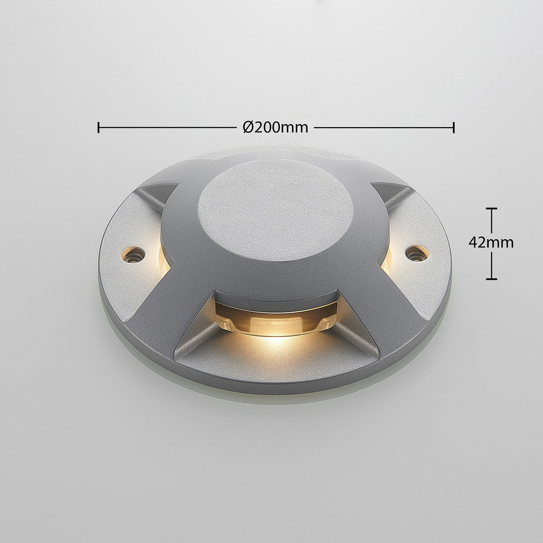 Lucande Jeffrey Led Bodenaufbauleuchte Wegeleuchte Außenlampe Gartenlicht 4 Flg B-Ware - 4251096569599