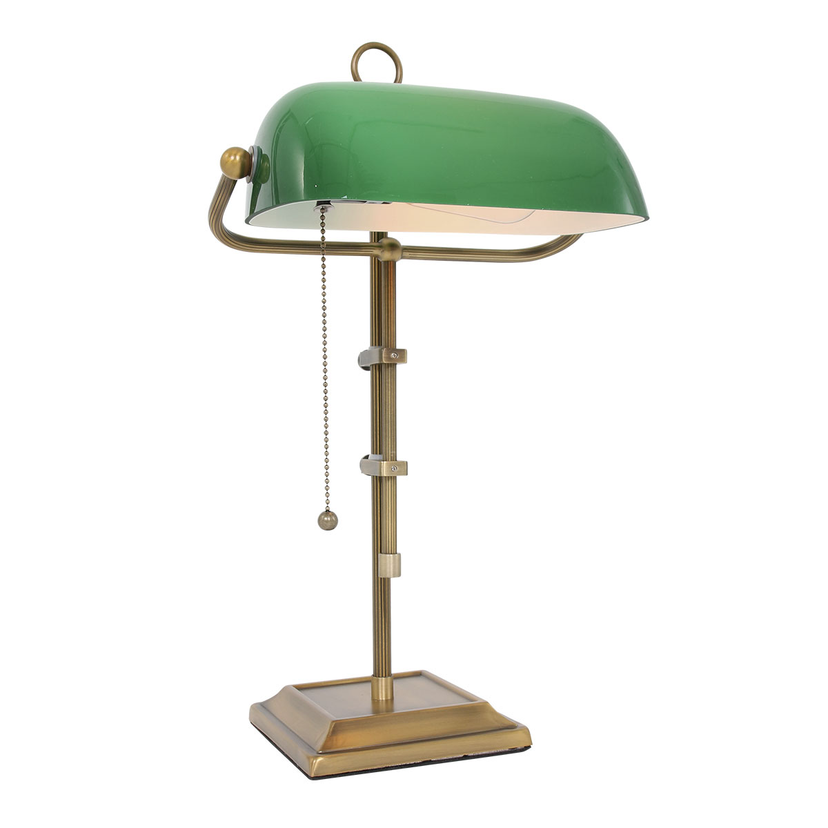 B-Ware Steinhauer Ancilla Bankerlampe Tischlampe Tischleuchte Leuchte Bronze 1 Flam201