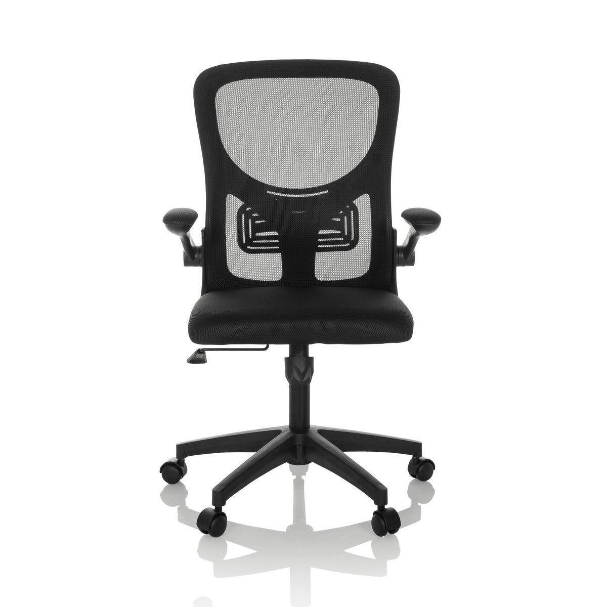 hjh OFFICE Bürostuhl Drehstuhl BELIO Netz Stoff schwarz Stuhl Möbel PC-Stuhl - 4064323037866