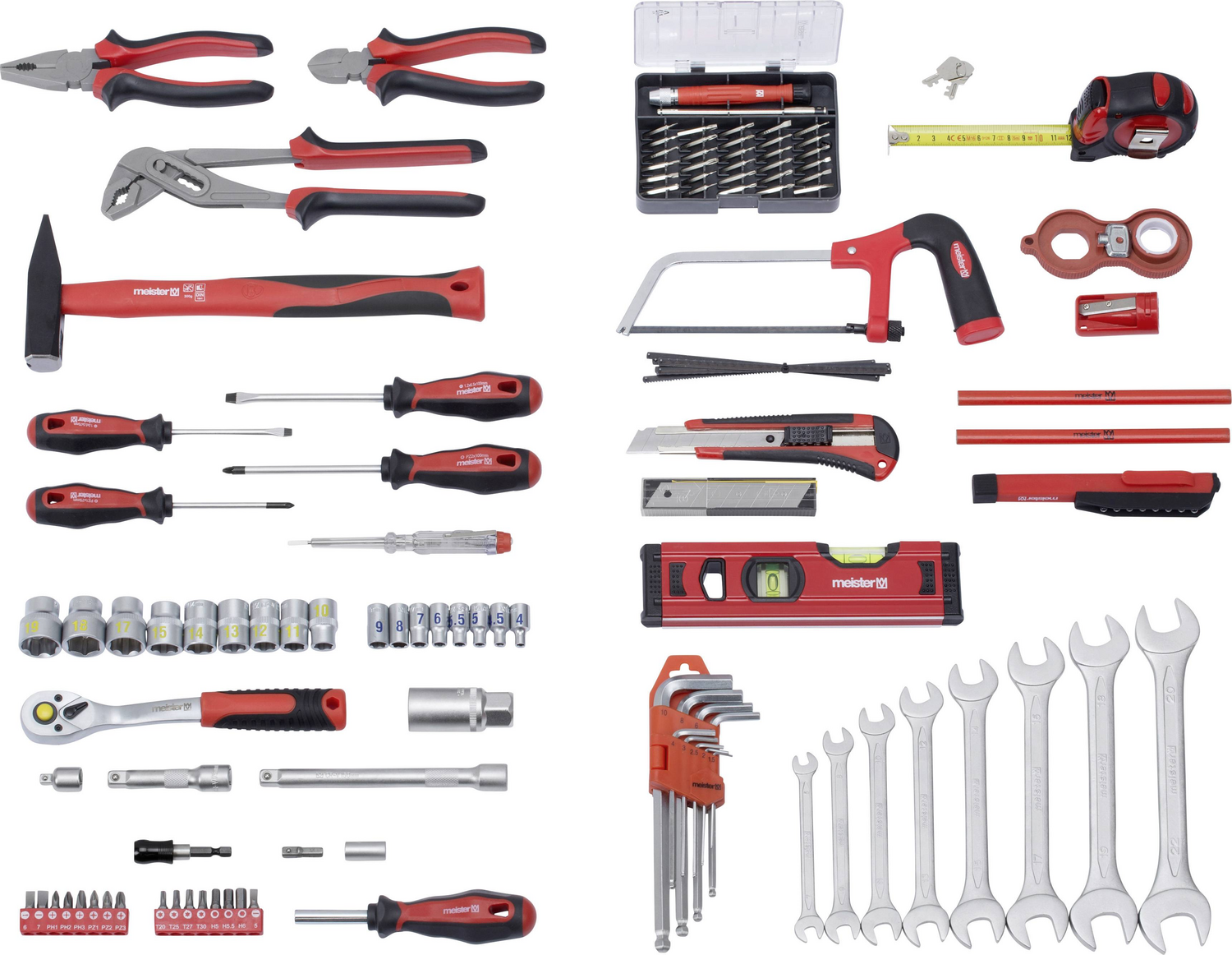 B-Ware Meister Werkzeug Wu8971460 Universal Werkzeugkoffer Werkzeugaufbewahrung