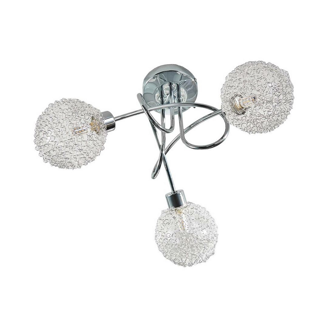 Lindby Deckenleuchte Ticino Hängelampe Wohnzimmerlampe Lampe 3-flammig G9 rund