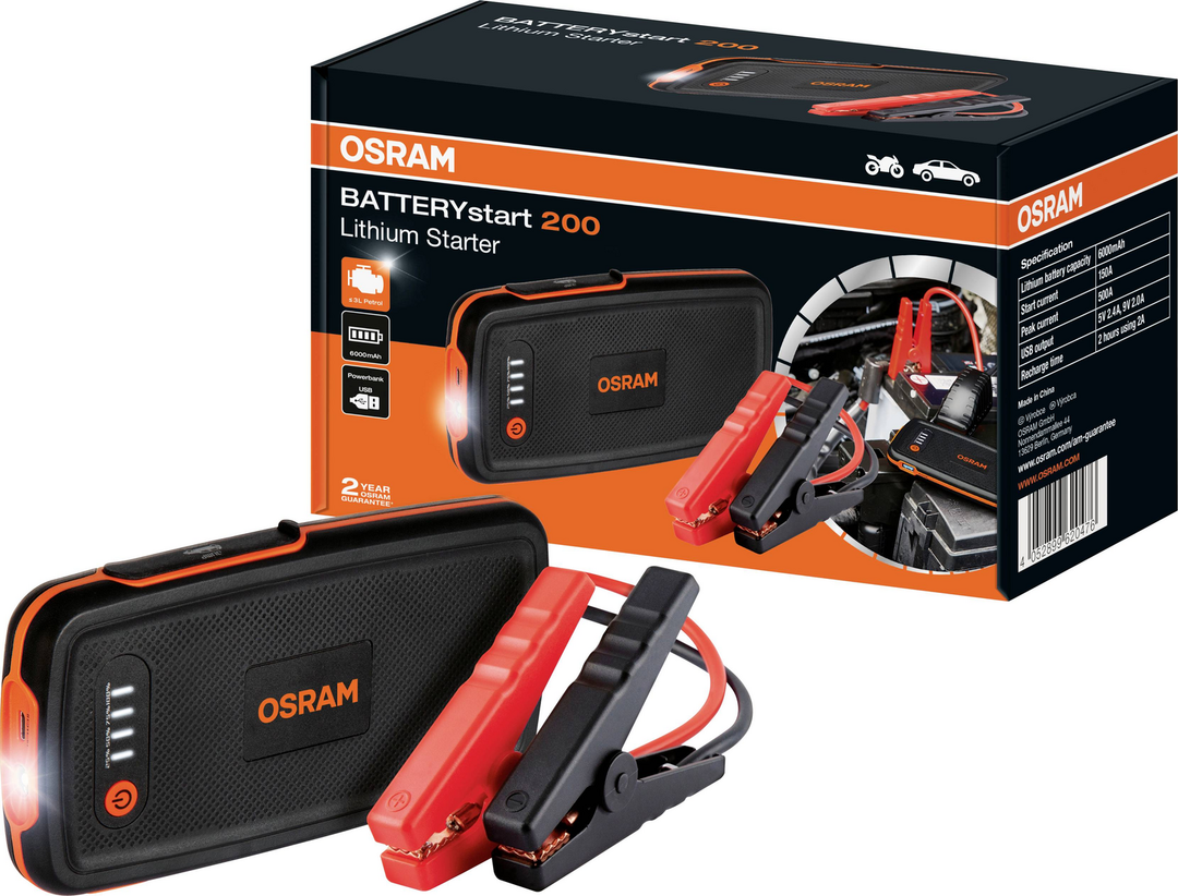 Osram Auto Schnellstartsystem Starthilfe Starthilfestrom Energiestation 12 V 150 A B-Ware
