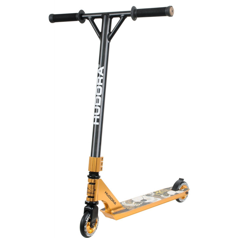 Hudora Stunt Scooter Roller Xr 25 Pro Scooter City Roller Tretroller Schwarz  B-Ware