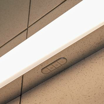 Applique murale LED Lindby Jesko, lampe murale, éclairage de salle de bain, 3000-6500 K, 59 cm, qualité B