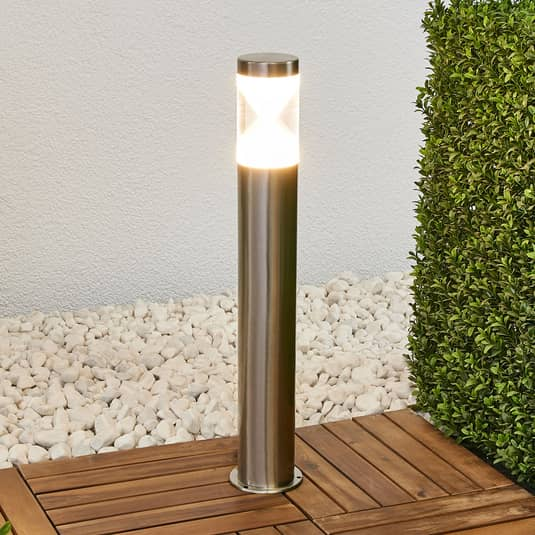 Lindby Fabrizio Led Wegeleuchte Wegelampe Lampe Leuchte Aus Edelstahl Silber B-Ware - 4251096538632