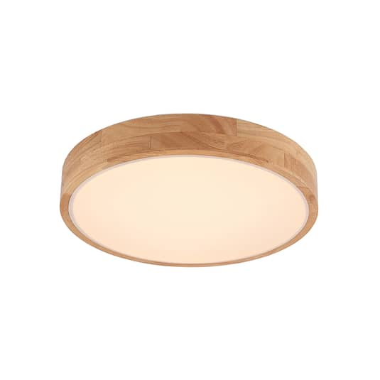 Lindby Milada LED-Deckenlampe Deckenlampe Leuchte Lampe Wohnzimmerlampe Eiche