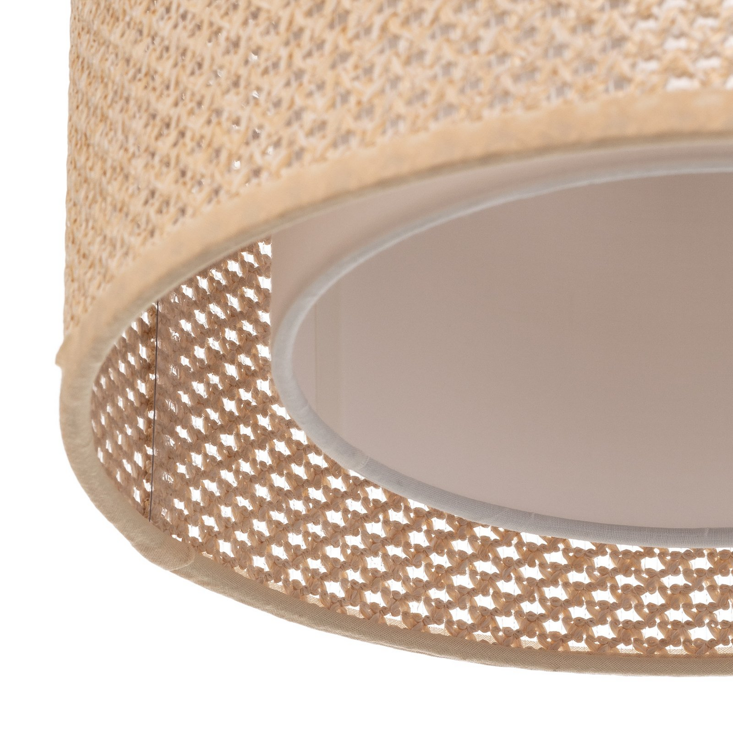 B-Ware Lindby Soula Deckenleuchte Deckenlampe Deckenlicht Leuchte Lampe Stoff ø 26167