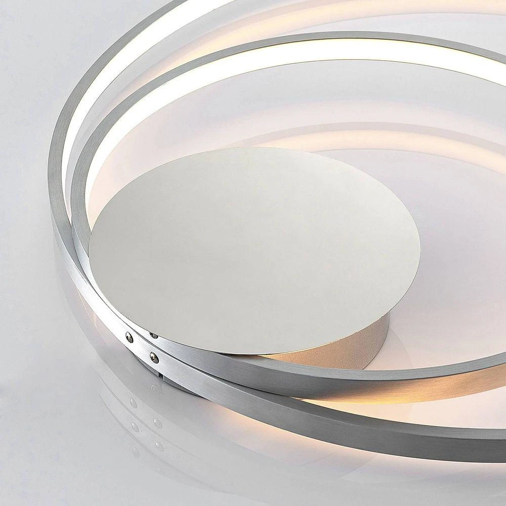 Lindby Nerwin Led Deckenlampe Deckenleuchte Lampe Leuchte Licht 30 W Alu Chrom B-Ware - 4251096574012