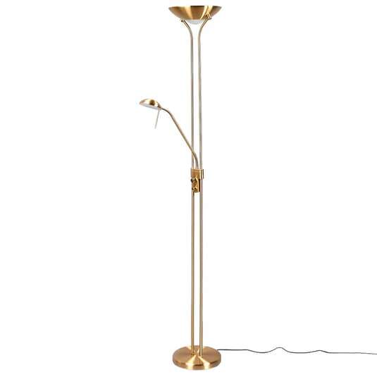 Lindby Josefin Led Stehlampe Stehleuchte Standleuchte Leseleuchte Messing Matt B-Ware - 8502193064790