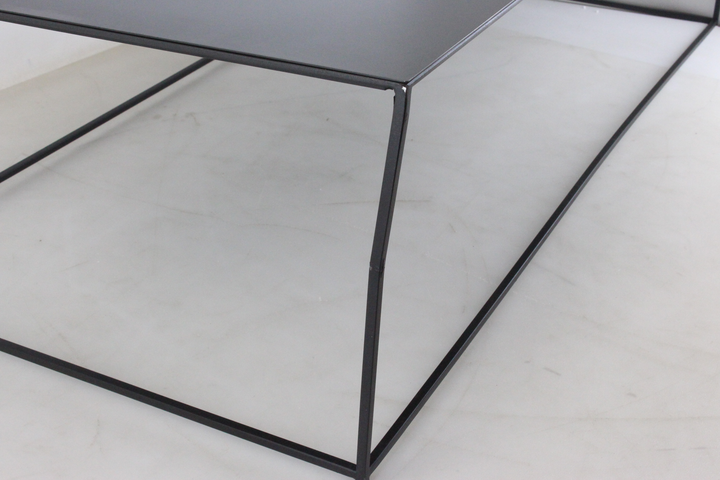 Zeus Slim Irony Beistelltisch Couchtisch 124x62x34cm Stahlblech SIEHE TEXT/FOTO