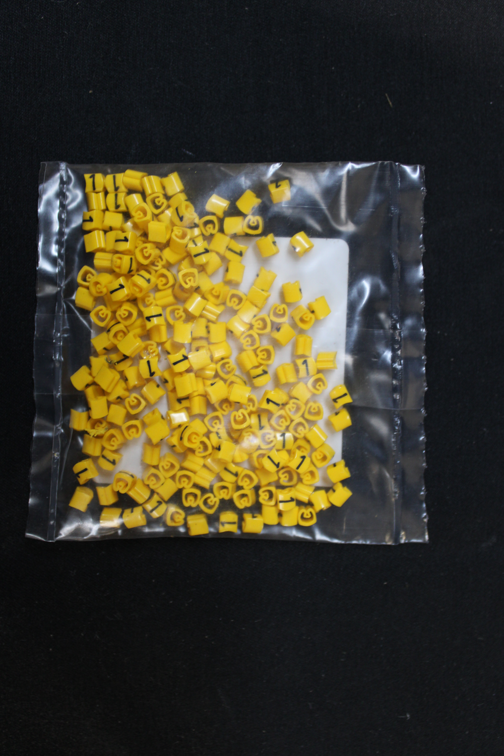 B-Ware Weidmüller CLI C 02-3 GE/SW 1 MP Kennzeichnungsring Aufdruck 100 STÜCK