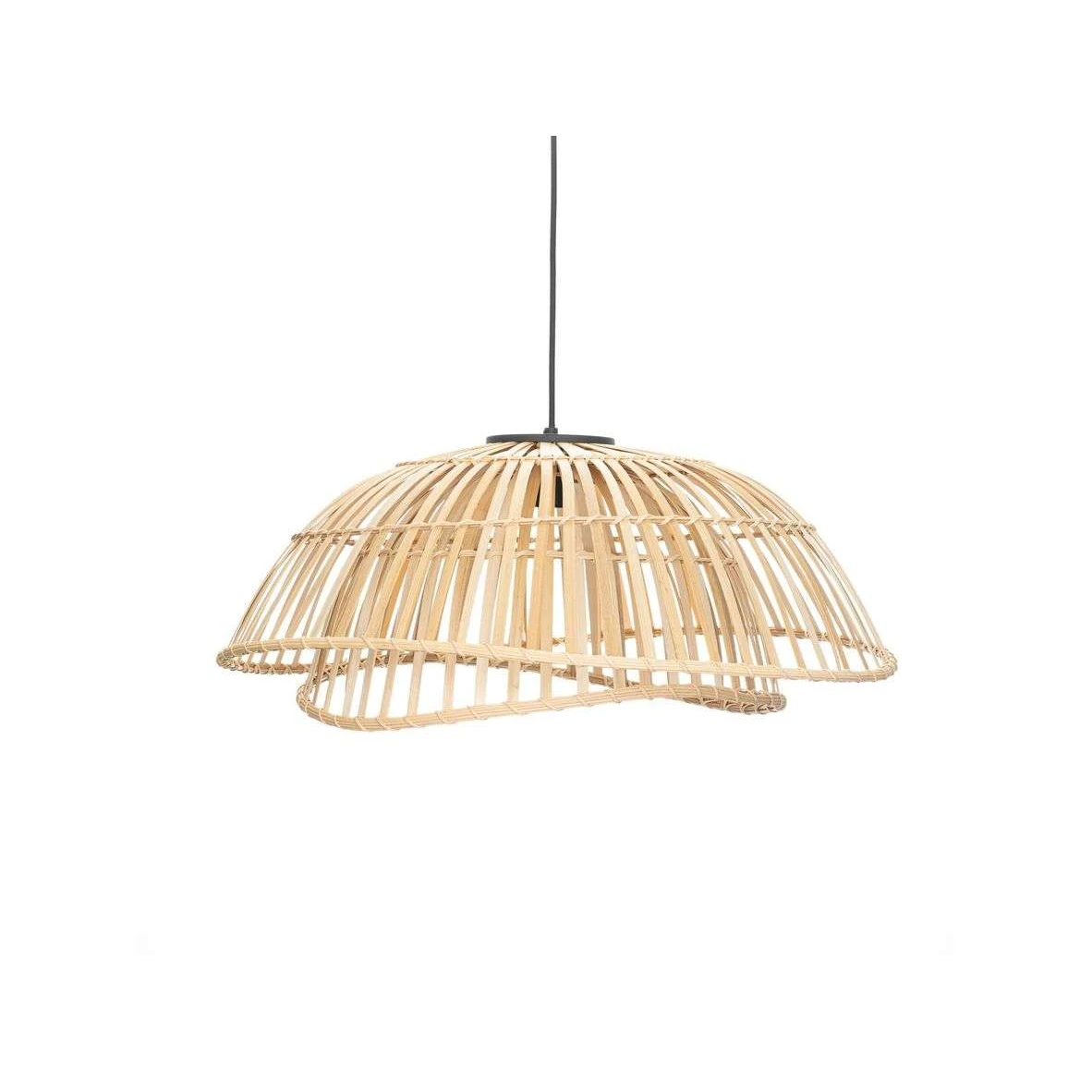 B-Ware Lindby Ilajus Pendant ø62 Bamboo Hängeleuchte Pendelleuchte Leuchte Lampe Bam337