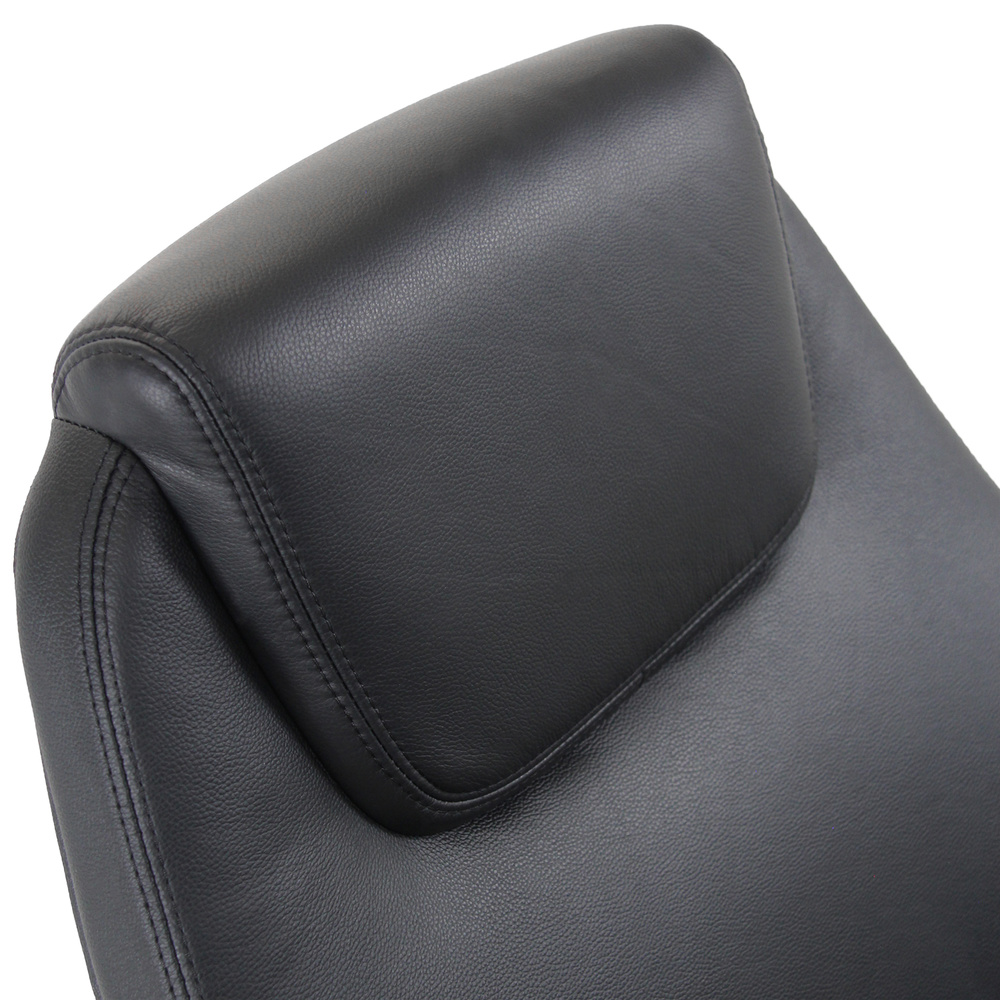 Hjh Office Chefsessel Bürostuhl Leder Schwarz Ferrara Armlehne B-Ware