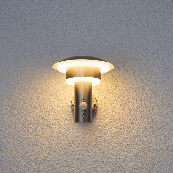 Lind PIR-Außenwandleuchte Lillie mit LEDs Wandleuchte Leuchte Lampe Edelstahl