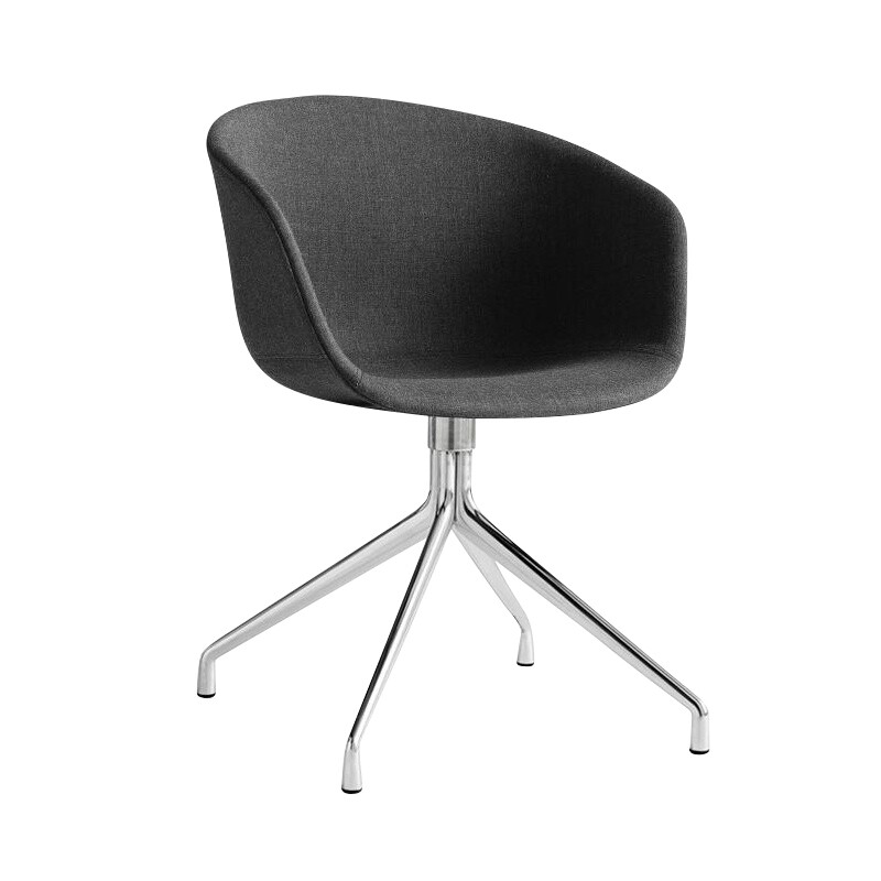 Hay Aac 21 Drehstuhl Bürostuhl Anthrazit Stoff Remix 183 Aluminium Poliert B-Ware - 426574