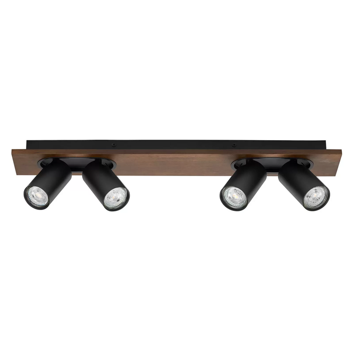 Ledvance Led Deckenspot Mercury Deckenlampe Leuchte Lampe Gu10 4 Fl Holz/Schwarz B-Ware