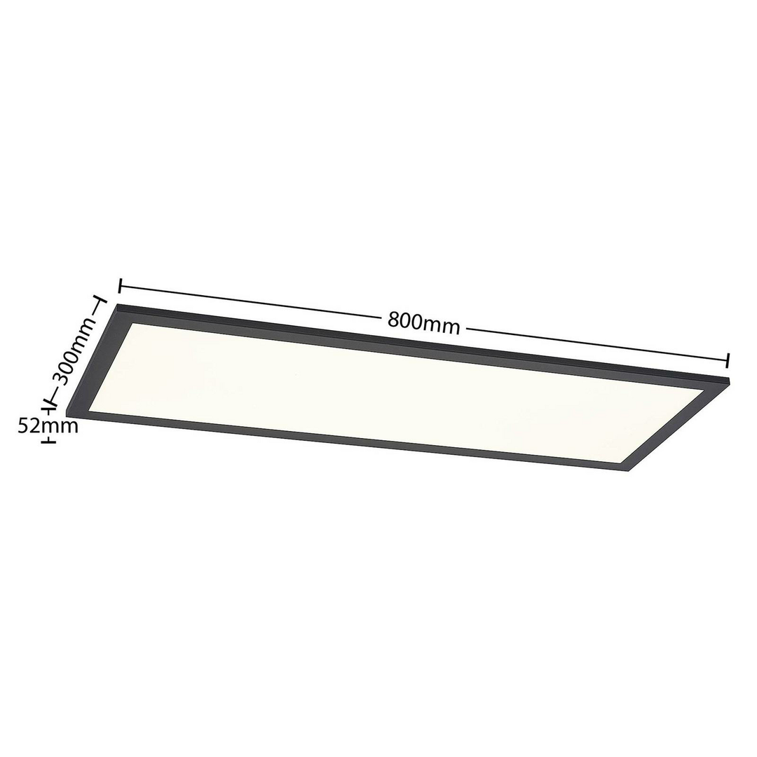 Lindby Nelios LED-Deckenlampe Hängelampe Deckenpaneel LED Lampe 4000K 80 x 30 cm