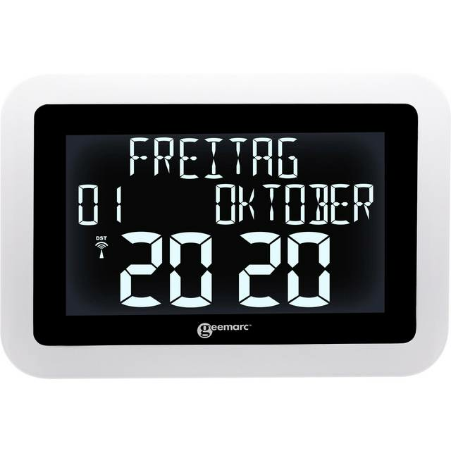 D-Ware Geemarc Viso15 Funkuhr Funkwecker Wecker Funk Ecker Funk Uhr Defekt