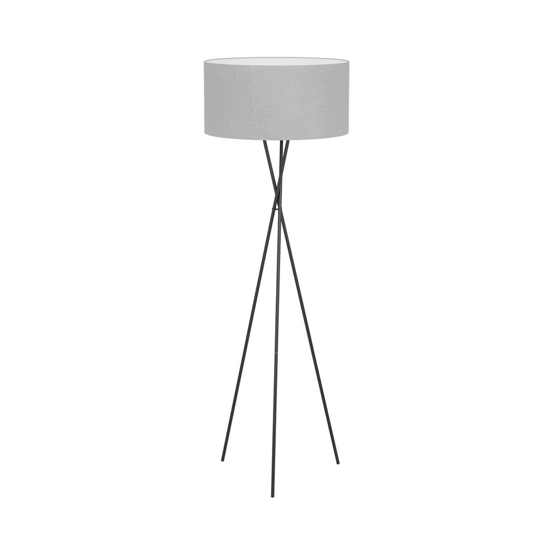 Eglo Stehleuchte Fondachelli Mit Grauem Leinenschirm Stehlampe Lampe Leuchte B-Ware - 9008606234479