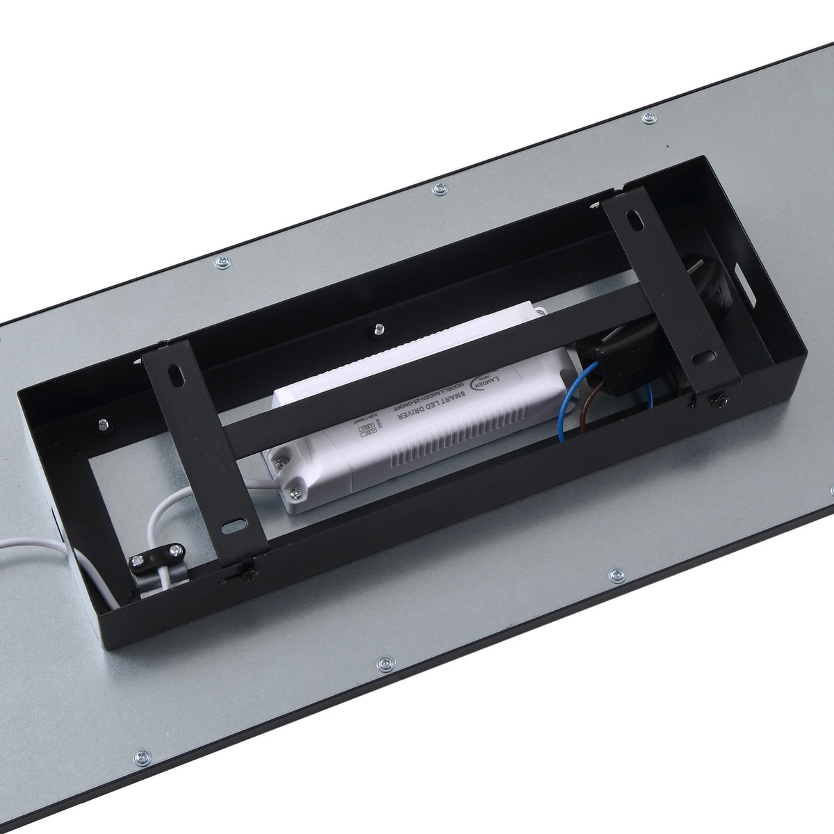 Lindby LED Panel Deckenleuchte Plafoniere Enhife schwarz Aluminium Kunststoff 80 - 4251911782592