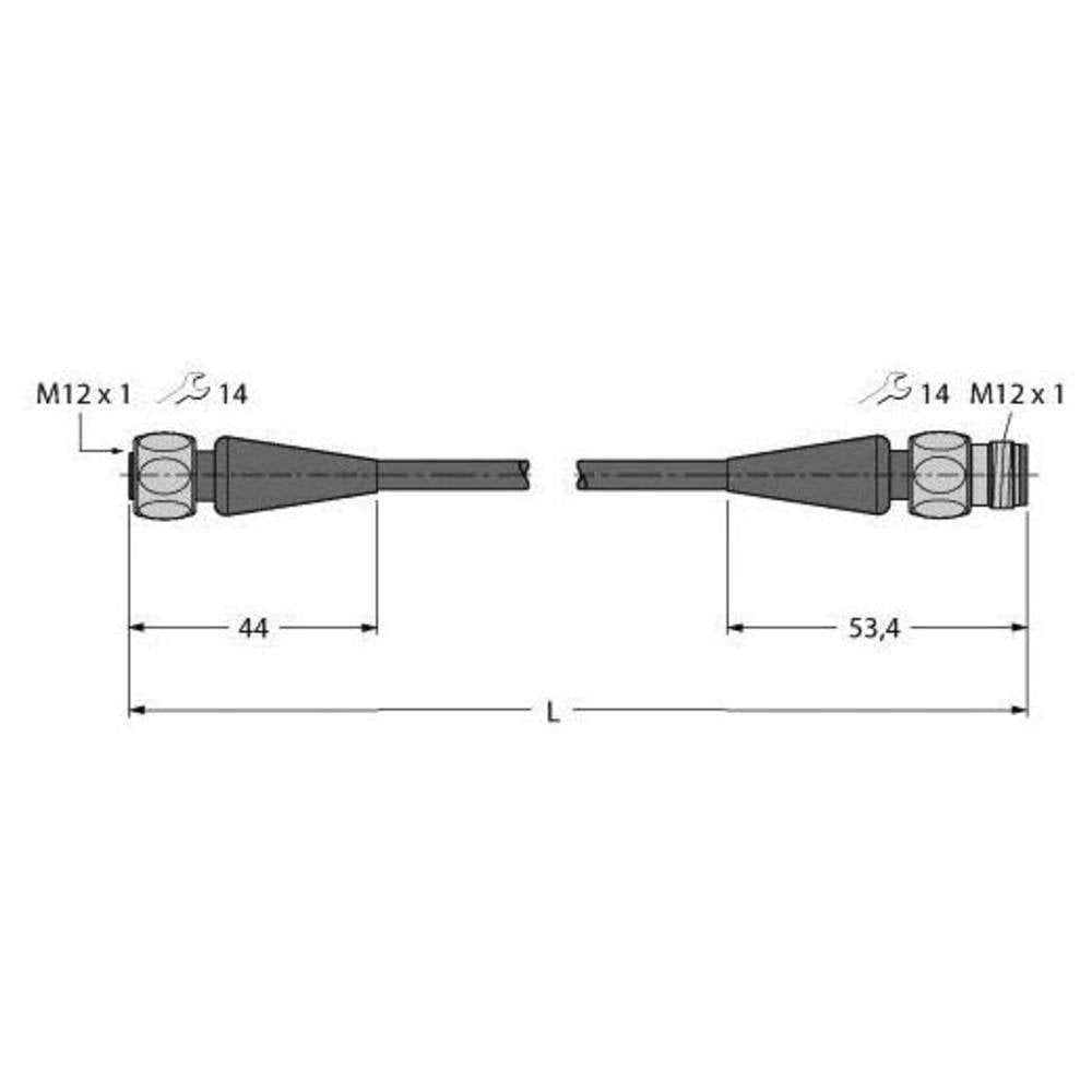 Turck 6934467 Sensor /Aktor Steckverbinder Konfektioniert Verbindungsleitung B-Ware - 4047101366150