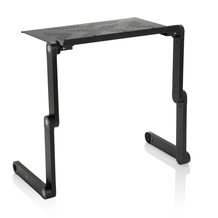 Hjh Office Sitz Steh Schreibtischaufsatz Laptopständer Klappbar Schwarz B-Ware