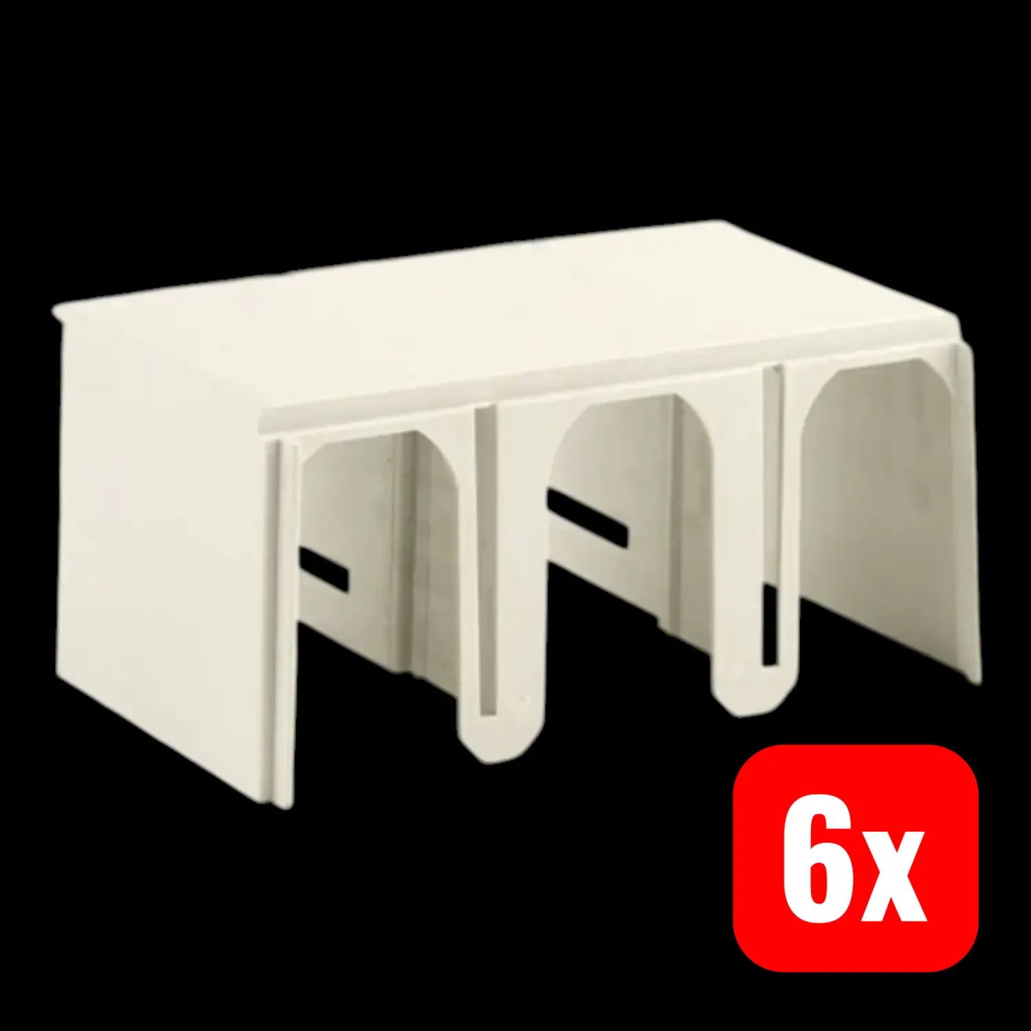 B-Ware Abb Abdeckung Kabelabdeckung Kabelschutz Easy Line Xlp Kunststoff Plastik 6 Stück - 7025840013648